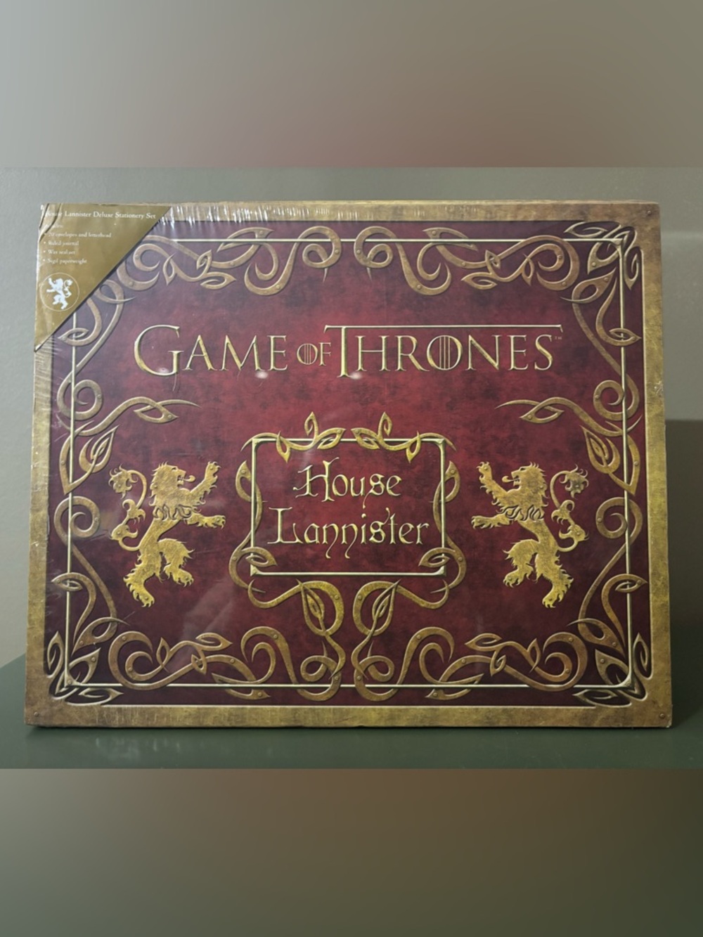 Game of Thrones Lannister Deluxe Stationary Set House Lannister Deluxe New Box